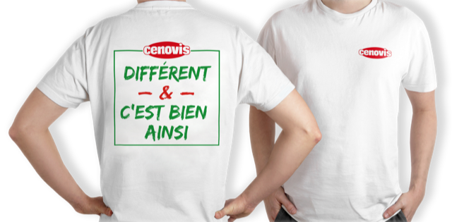 T-Shirt Grösse M  (Text in französisch)